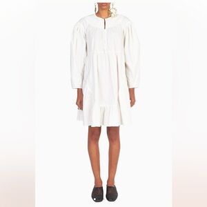 ULLA JOHNSON Leiko Dress in Color Bone